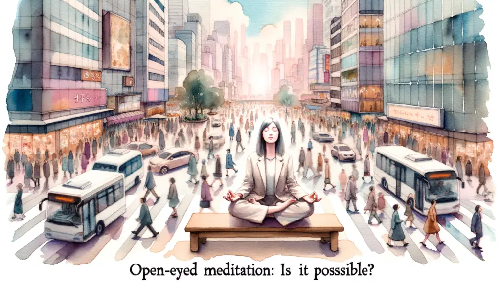 Can You Meditate with Your Eyes Open