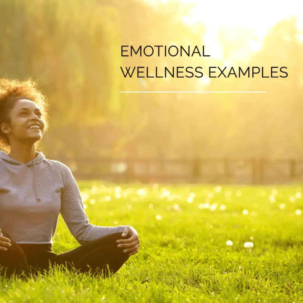 Emotional wellness examples