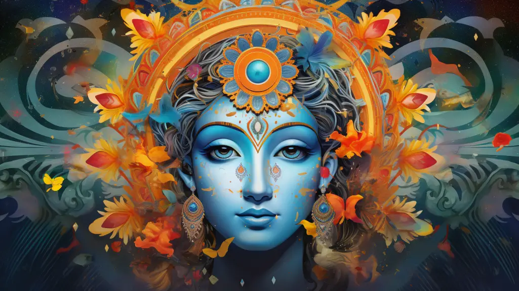 Krishna in Meditation