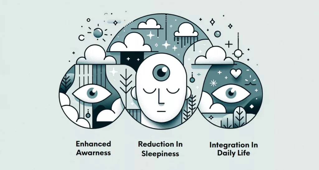 Benefits of open eye meditation