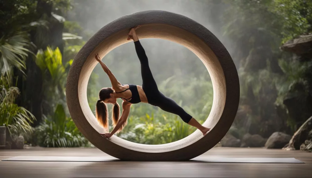 yoga wheel exercises for advanced practitioners