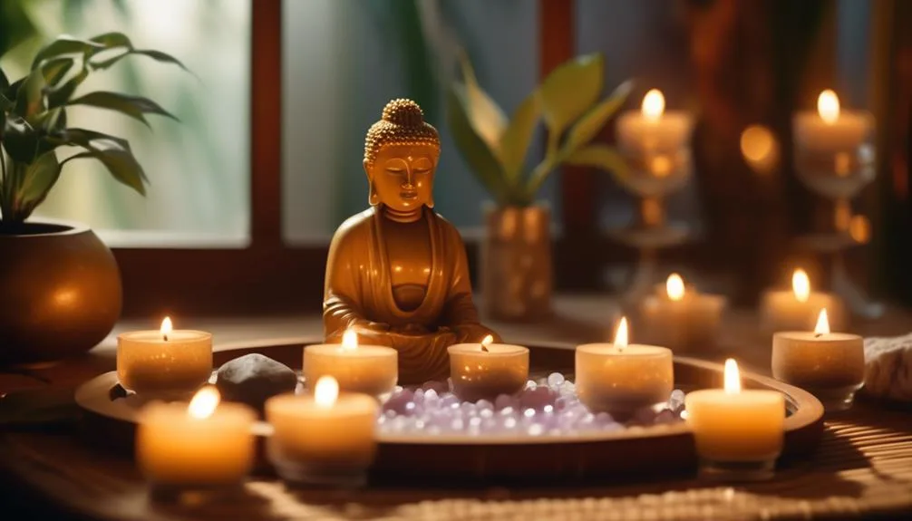 choosing candles for meditation