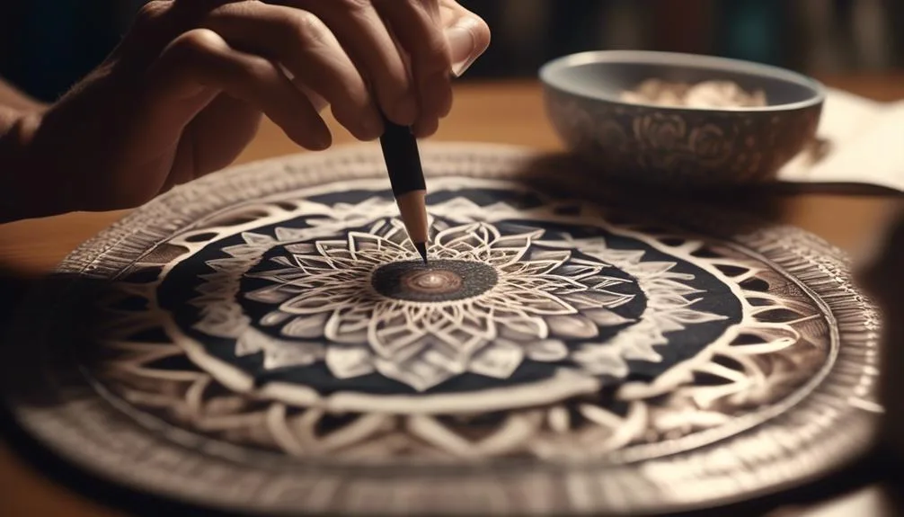 creativity and relaxation through mandala drawing