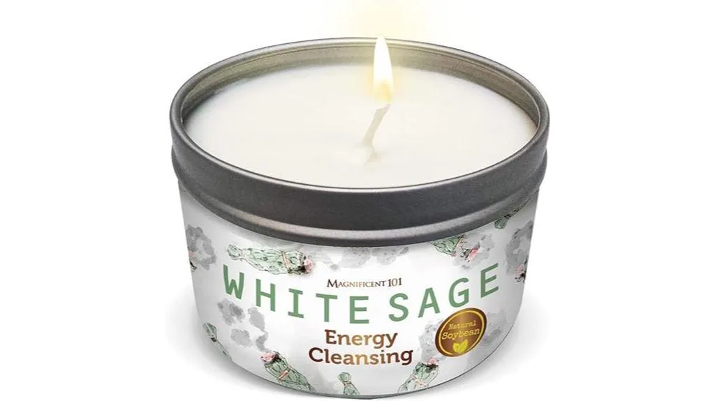 soothing white sage scented