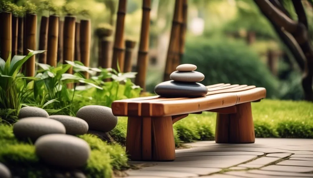 top quality wooden meditation benches