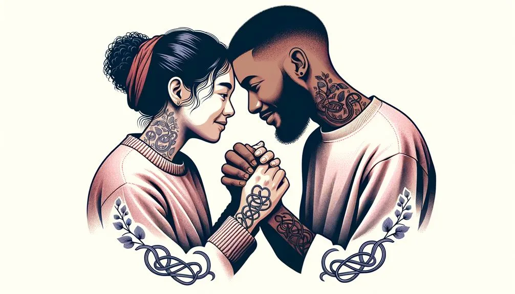 couple tattoos for soulmates