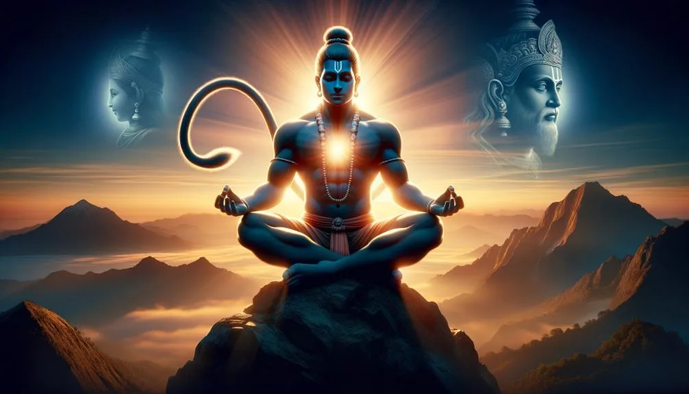 hanuman ji meditation vision